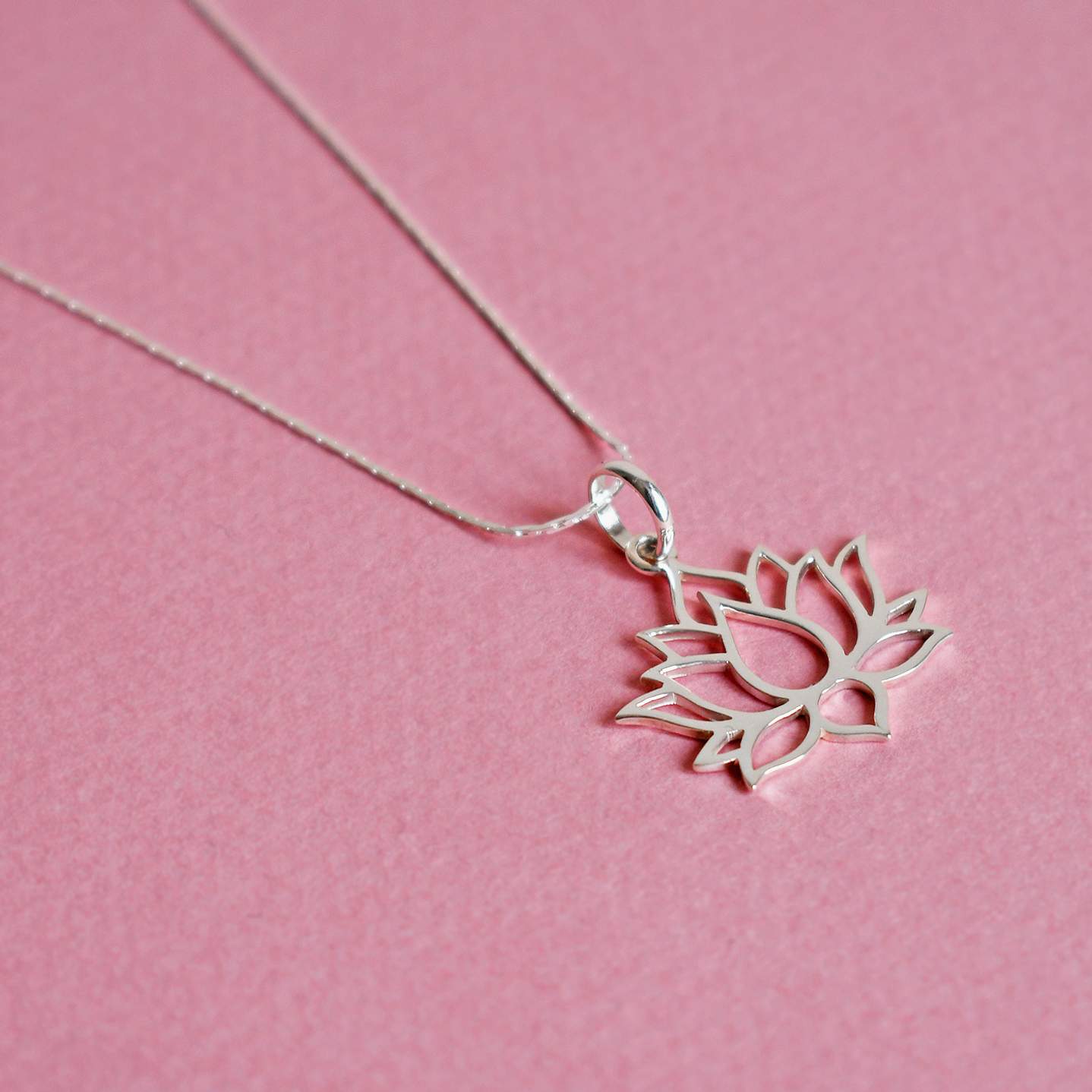 Cadena De Plata 925 Cobra & Flor De Loto 2