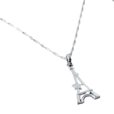 Collar Torre Eiffel · Plata 925