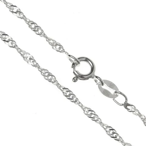 Cadena De Plata 925 Singapur 