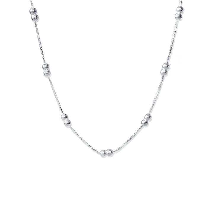 Cadena De Plata 925 Puntos Doble  1