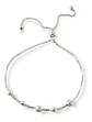 Pulsera De Plata Ley 925 Ajustable de Puntos  - Miniatura 1