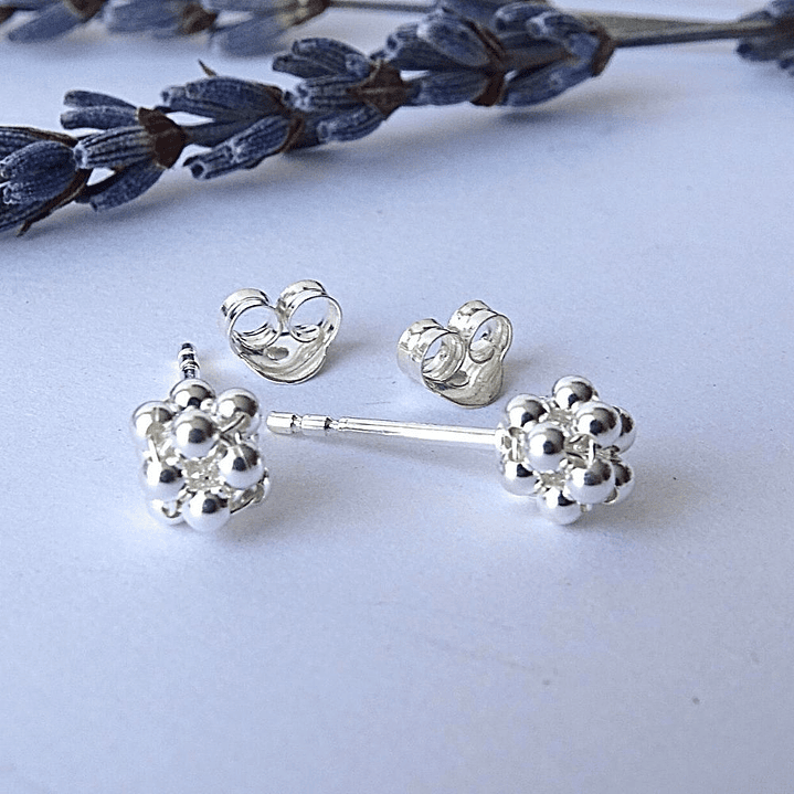 Aritos De Plata 925 Minipelotitas 2