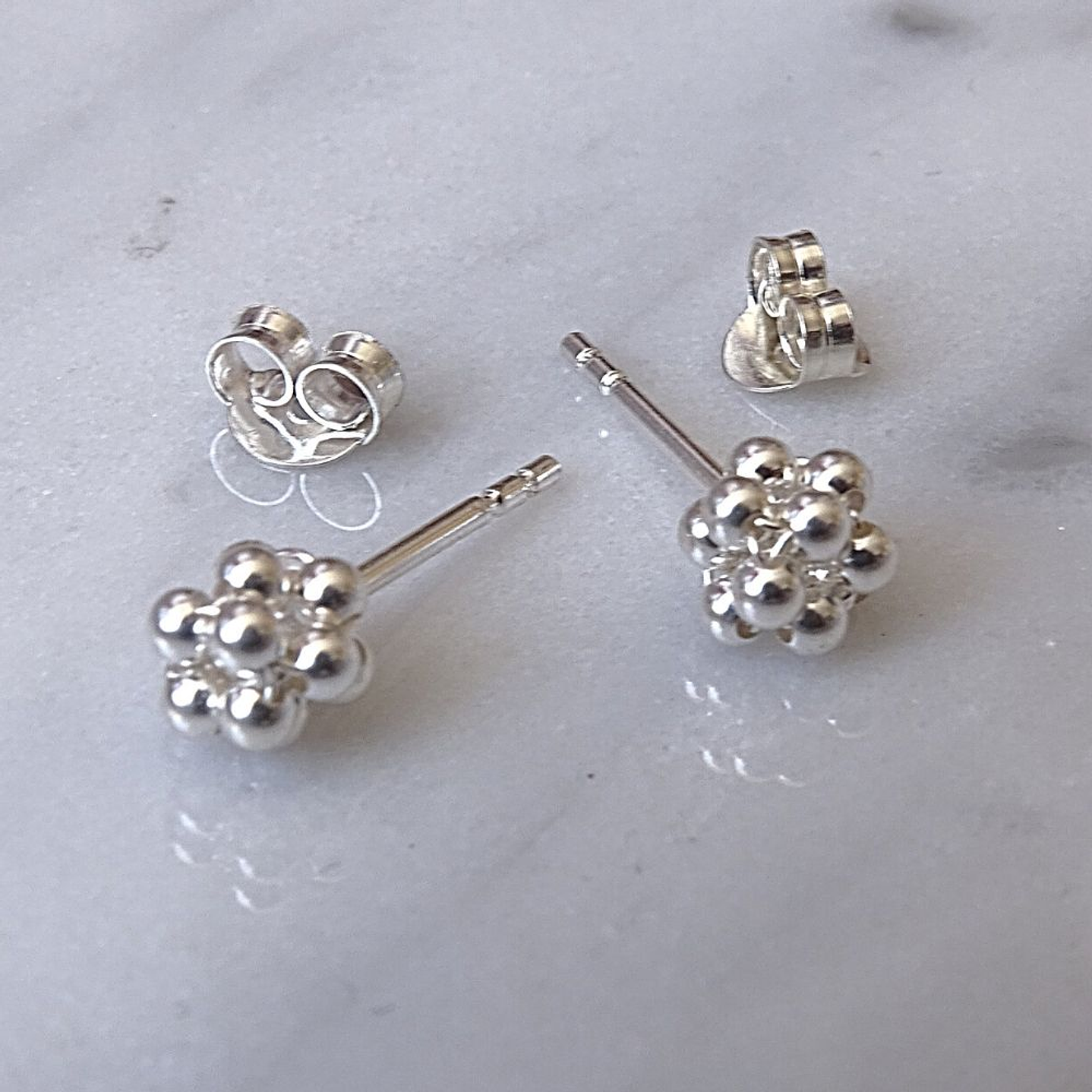 Aritos De Plata 925 Minipelotitas 3