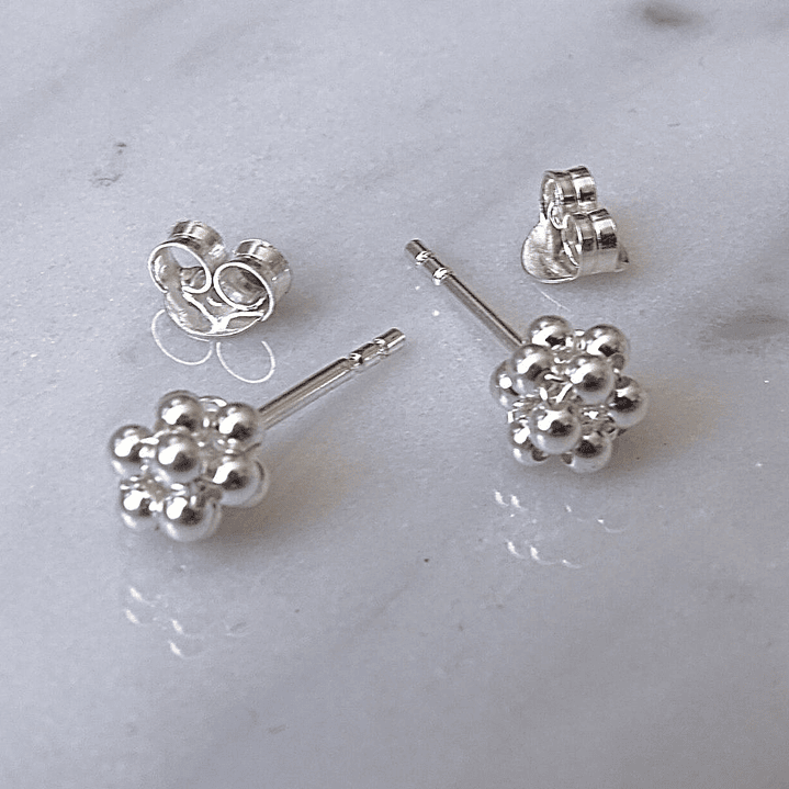 Aritos De Plata 925 Minipelotitas 3