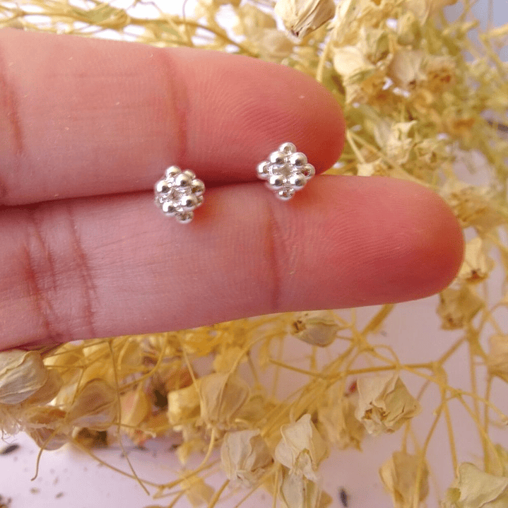 Aritos De Plata 925 Minipelotitas 4