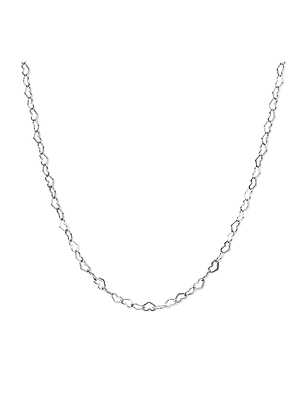 Cadena De Plata 925 Corazones