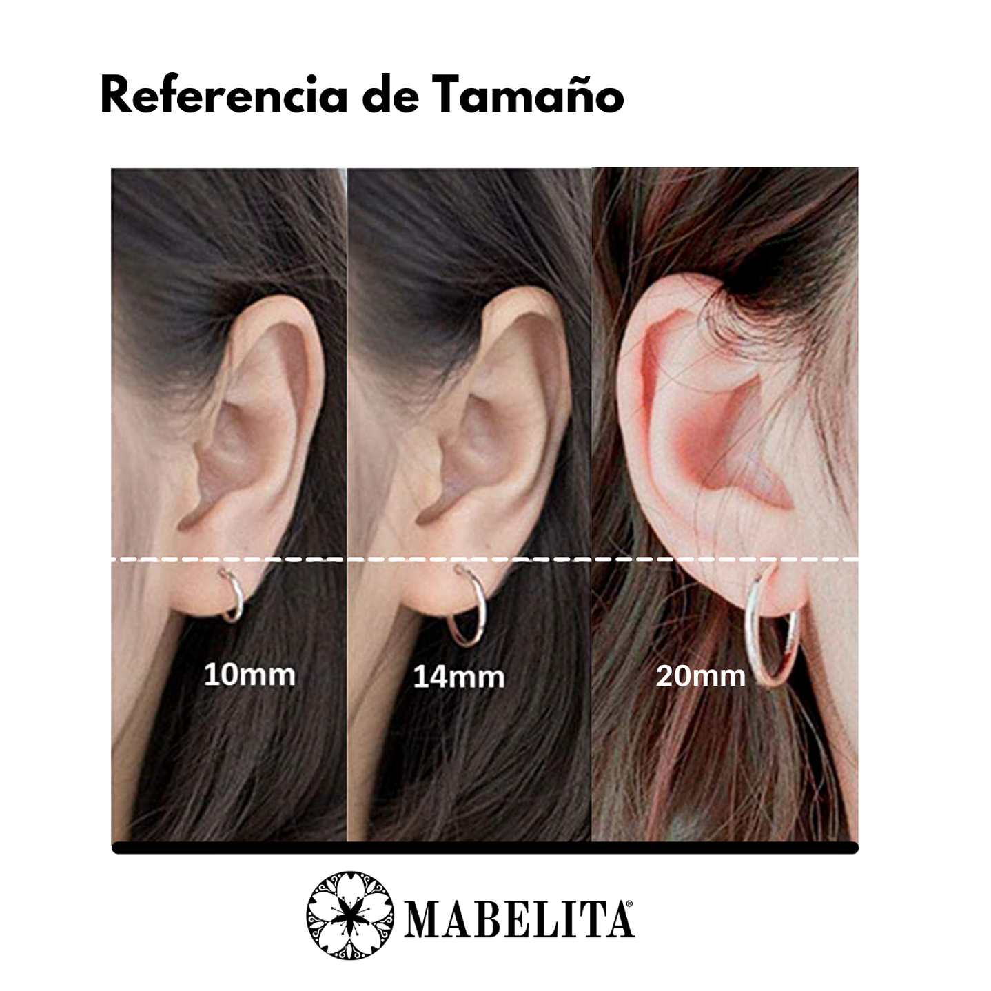 Aros De Plata 925  Set (3 Par) Argollas 10mm, 14mm Y 20mm Mabelita 3