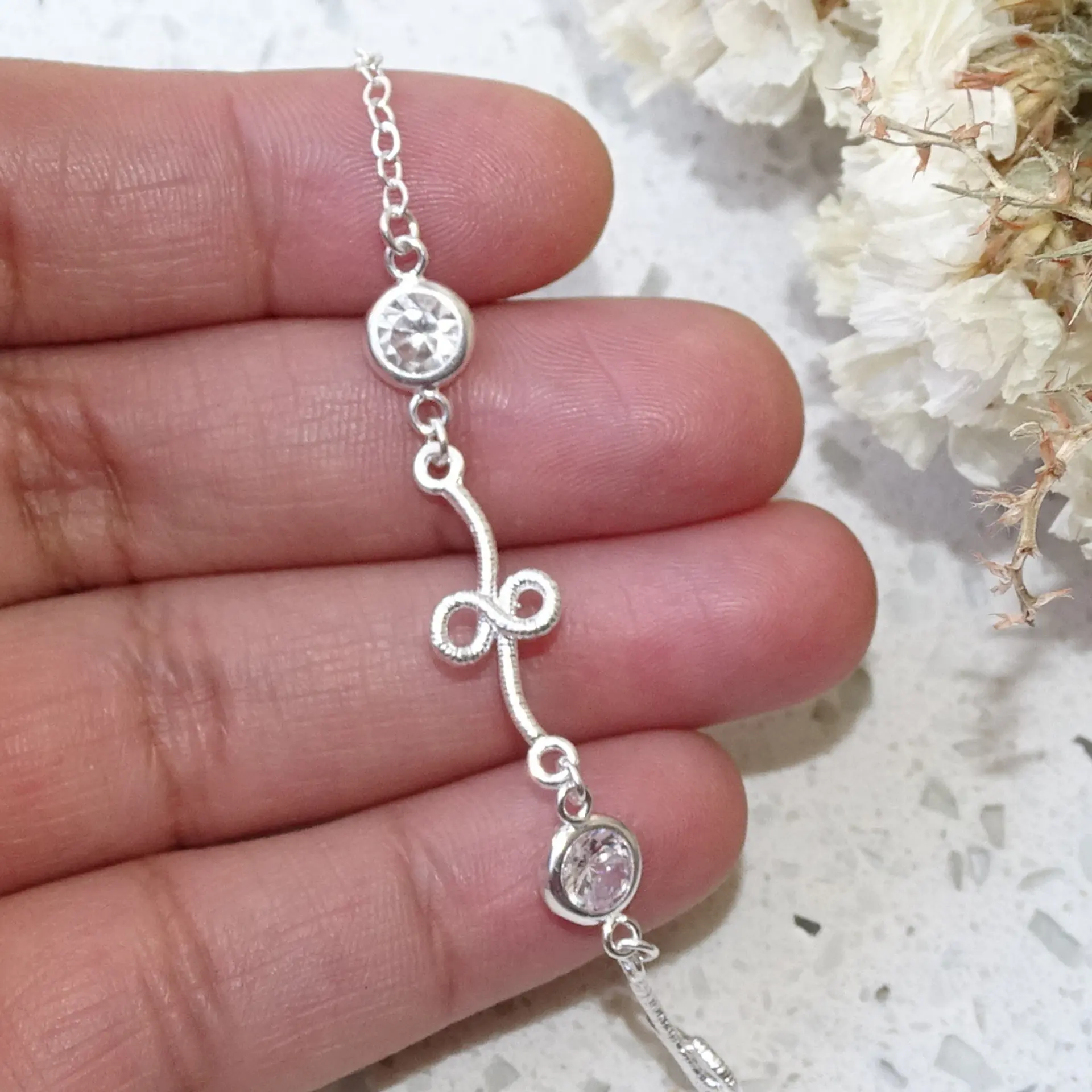Pulsera De Plata 925 Puntos Brillante 3