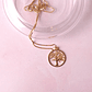 Collar De Plata Con Baño De Oro Árbol de la Vida - Miniatura 4
