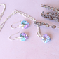 Conjunto de Plata Corazones Violeta - Miniatura 3
