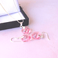 Conjunto de Plata Corazones Rosa - Miniatura 4