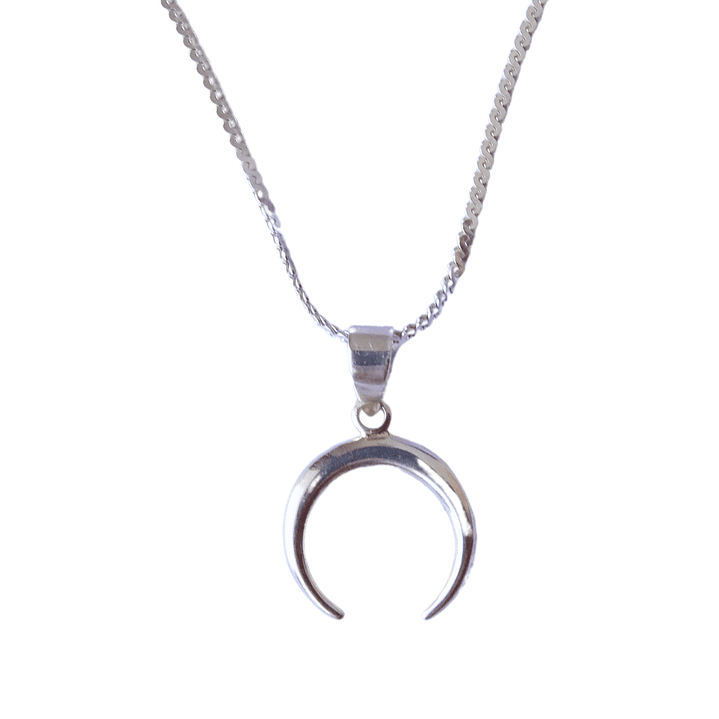 Cadena De Plata 925 Serpiente & Media Luna 1