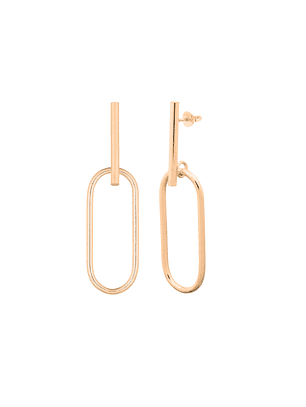 Aros De Plata Con Baño de Oro Clic