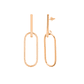 Aros De Plata Con Baño de Oro Clic - Miniatura 1