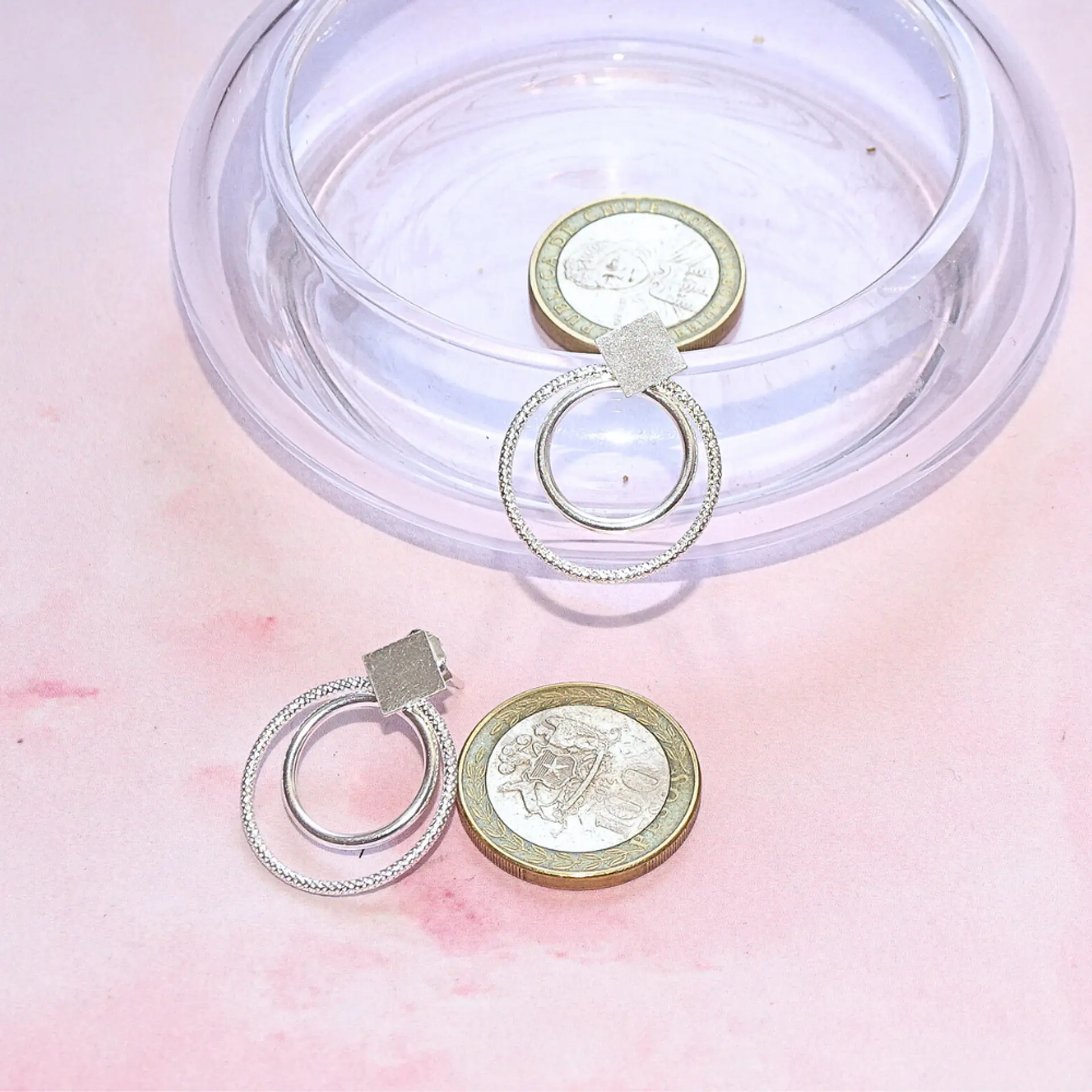 Aros De Plata 925 Regina 2