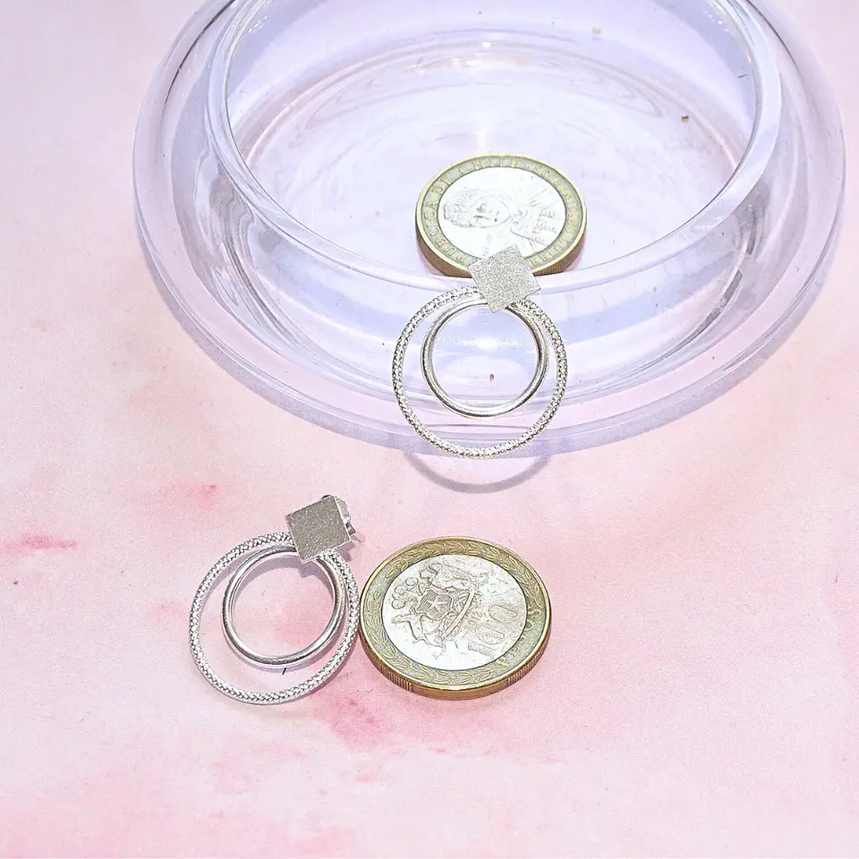 Aros De Plata 925 Regina 2
