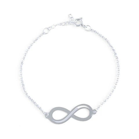 Pulsera De Plata 925 Infinito