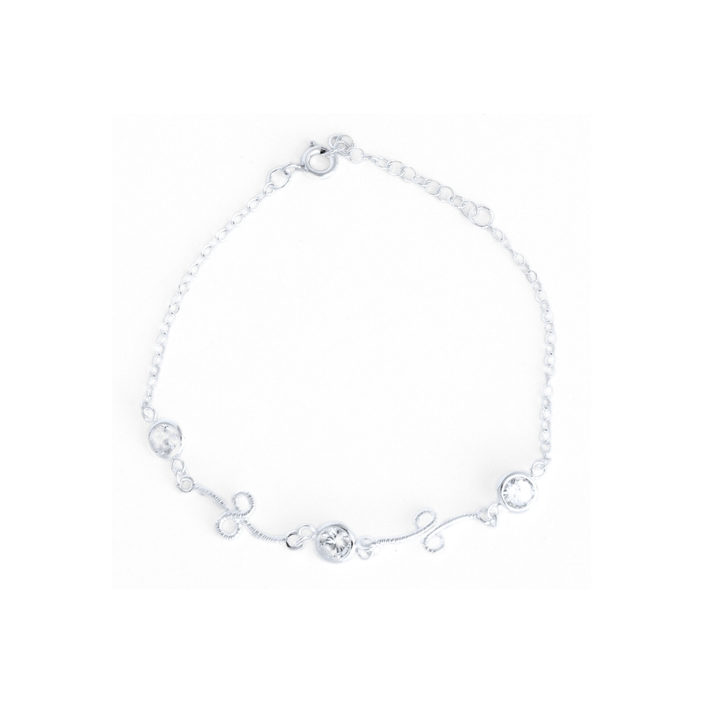 Pulsera De Plata 925 Puntos Brillante 1