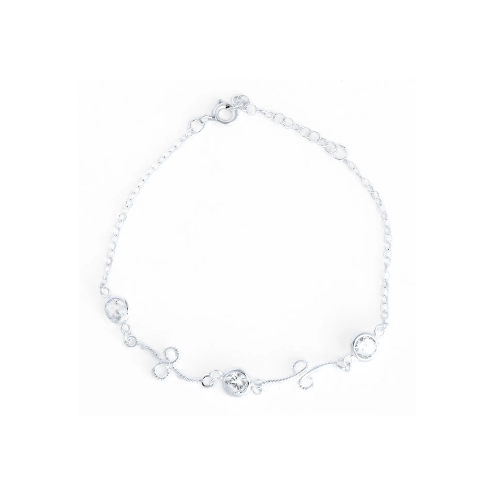 Pulsera De Plata 925 Puntos Brillante 1
