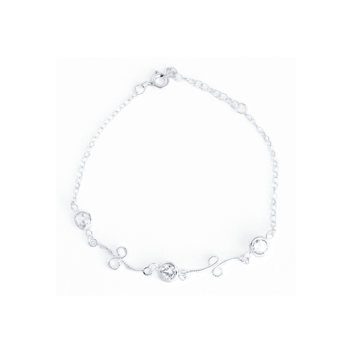 Pulsera De Plata 925 Puntos Brillante 1