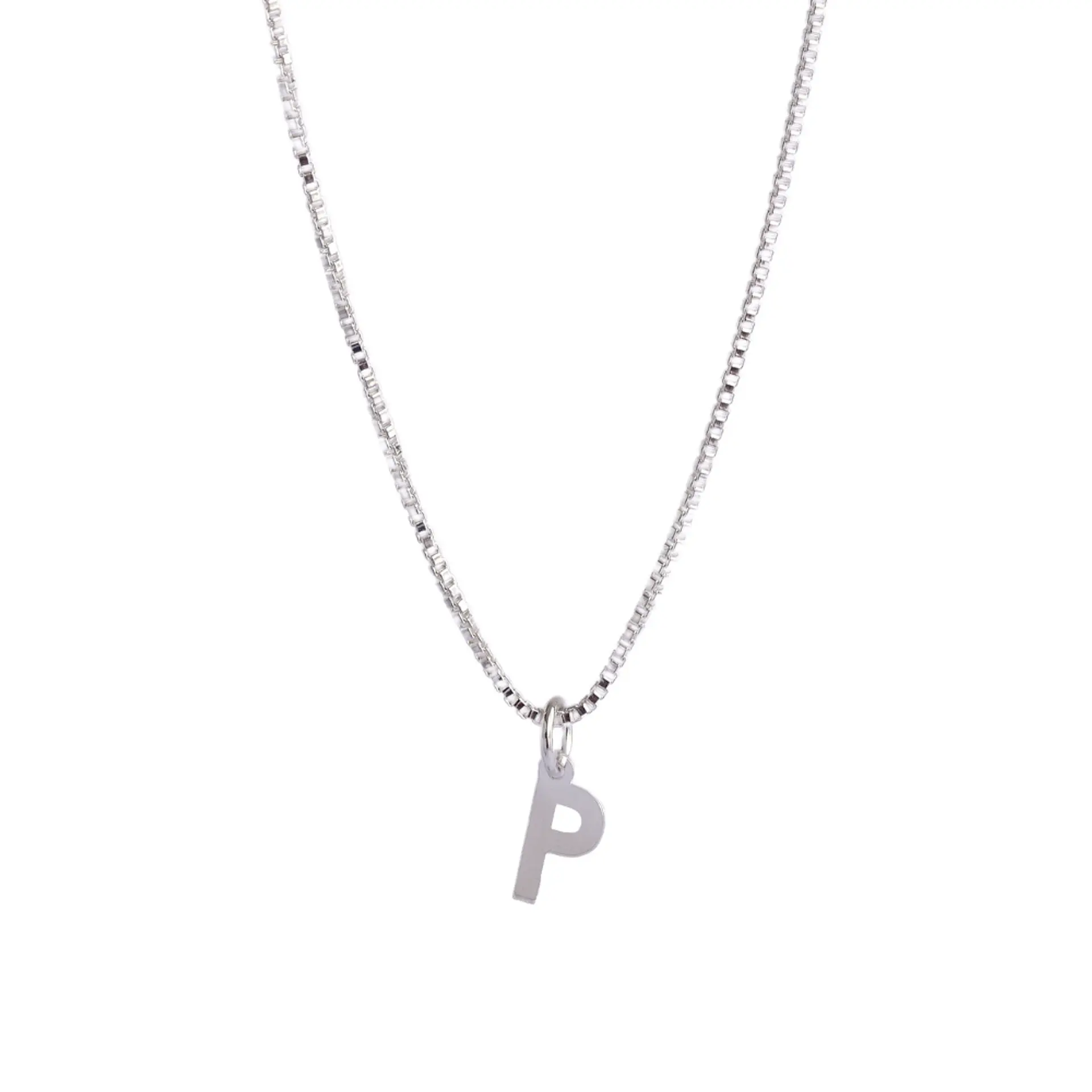 Cadena De Plata 925 Veneciana & Inicial  15