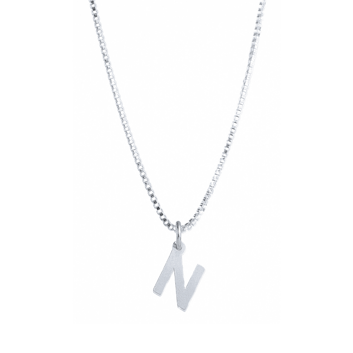 Cadena De Plata 925 Veneciana & Inicial  13