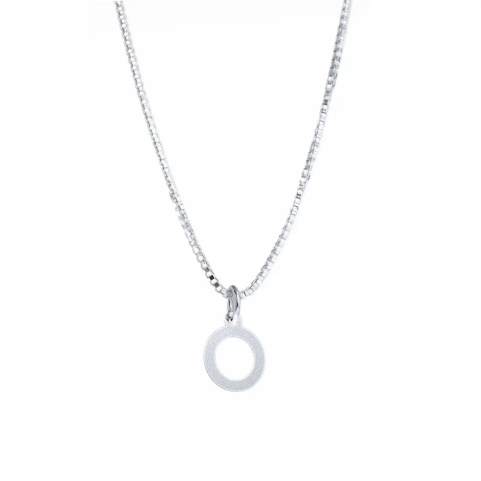 Cadena De Plata 925 Veneciana & Inicial  14