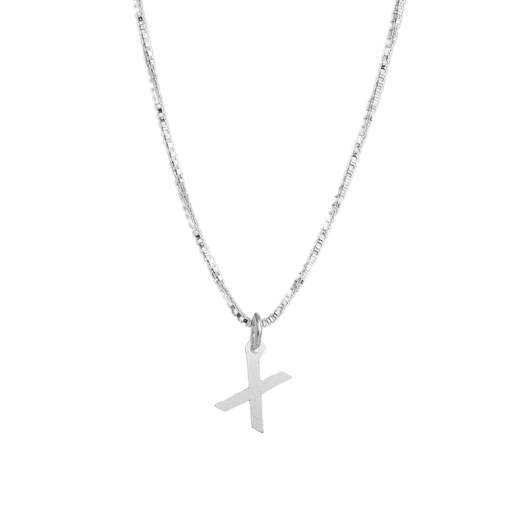 Cadena De Plata 925 Veneciana & Inicial  20