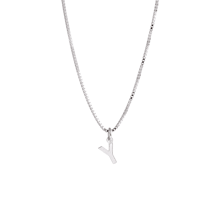 Cadena De Plata 925 Veneciana & Inicial  21