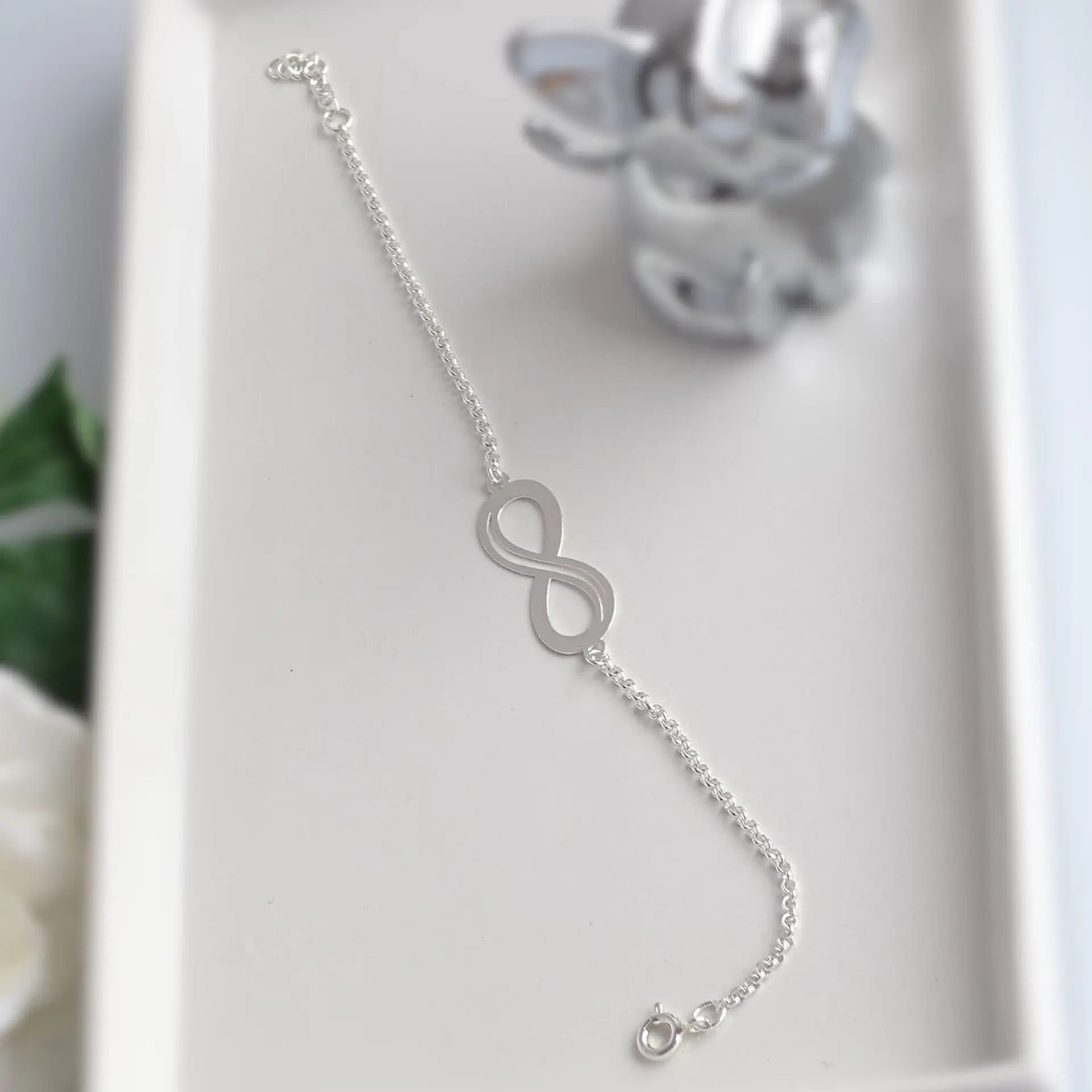 Pulsera De Plata 925 Infinito 3