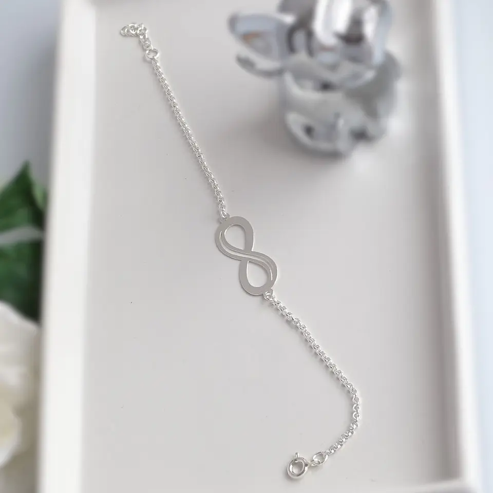 Pulsera De Plata 925 Infinito 3