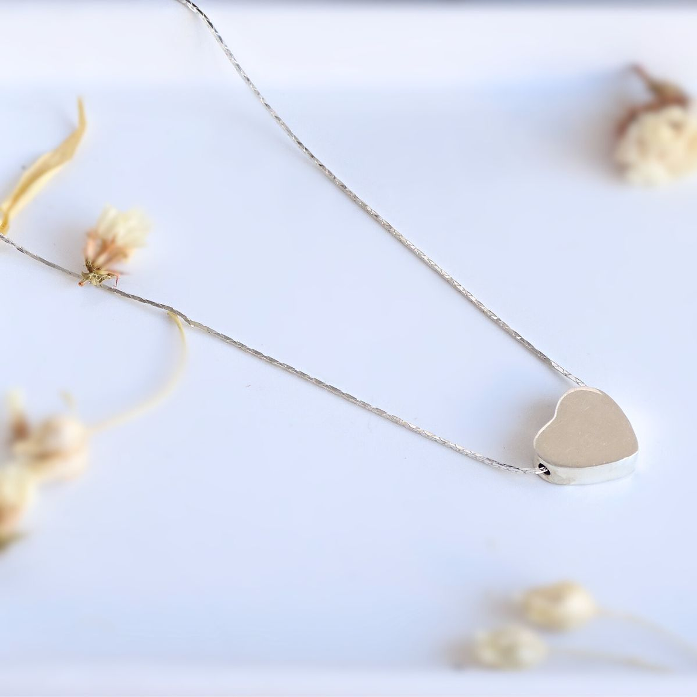 Cadena De Plata 925 Corazon G 4