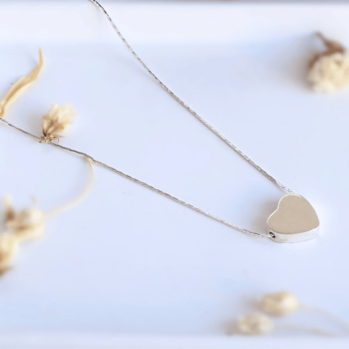 Cadena De Plata 925 Corazon G 4