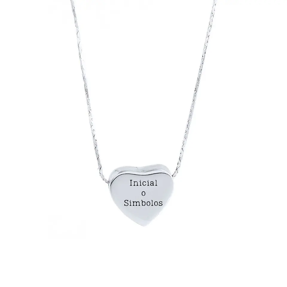 Collar Barra Bold Personalizable Plata 925 1