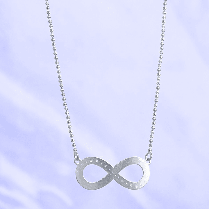 Collar De Plata 925  Infinito 3