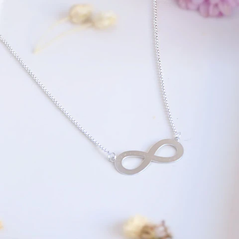 Collar De Plata 925  Infinito