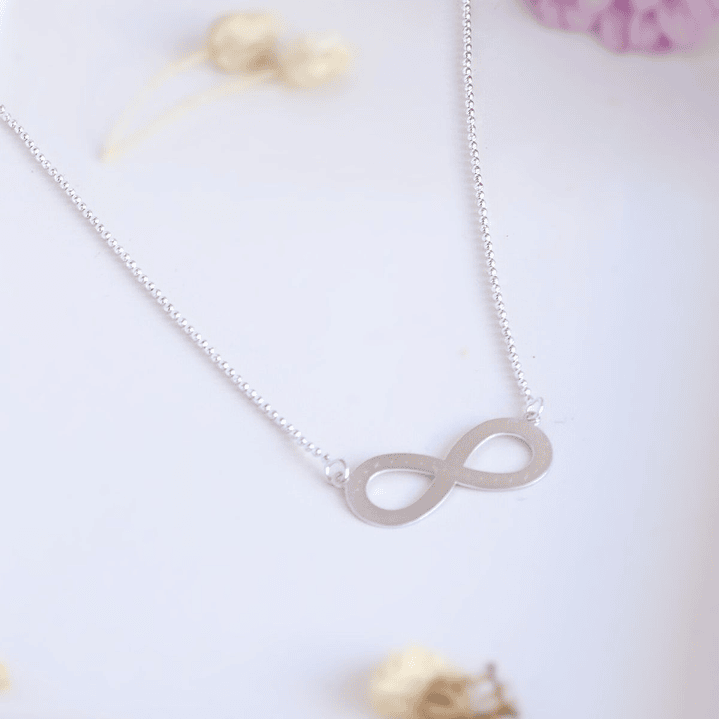 Collar De Plata 925  Infinito 2
