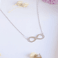 Collar De Plata 925  Infinito - Miniatura 2