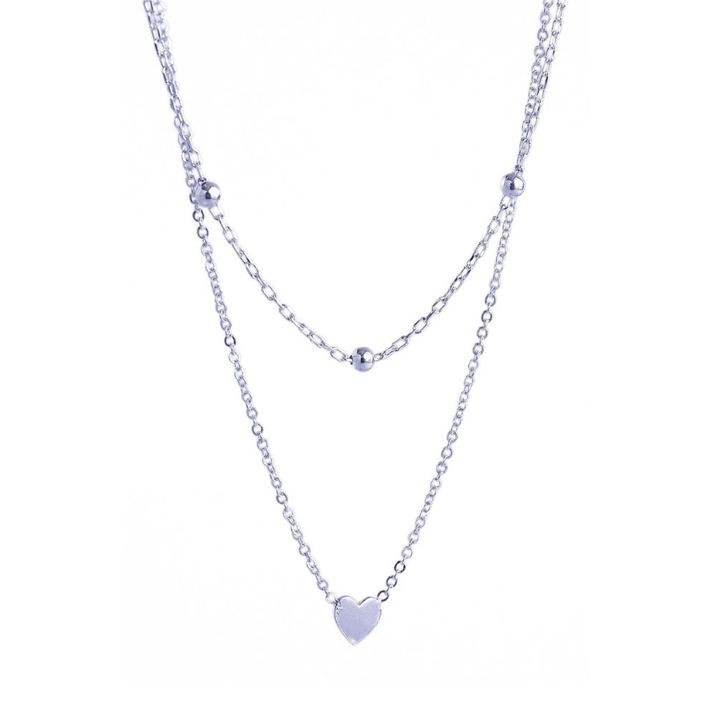 Cadena De Plata Ley 925 Doble Capa 1