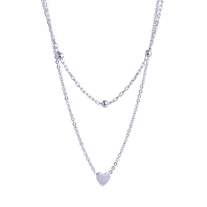 Cadena De Plata Ley 925 Doble Capa 1