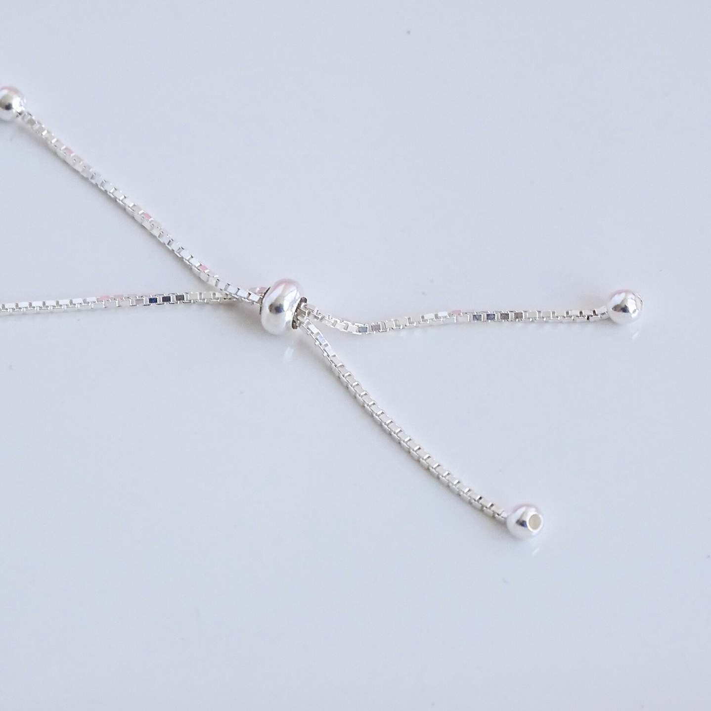 Pulsera De Plata Ley 925 Ajustable Con Bolitas F 2