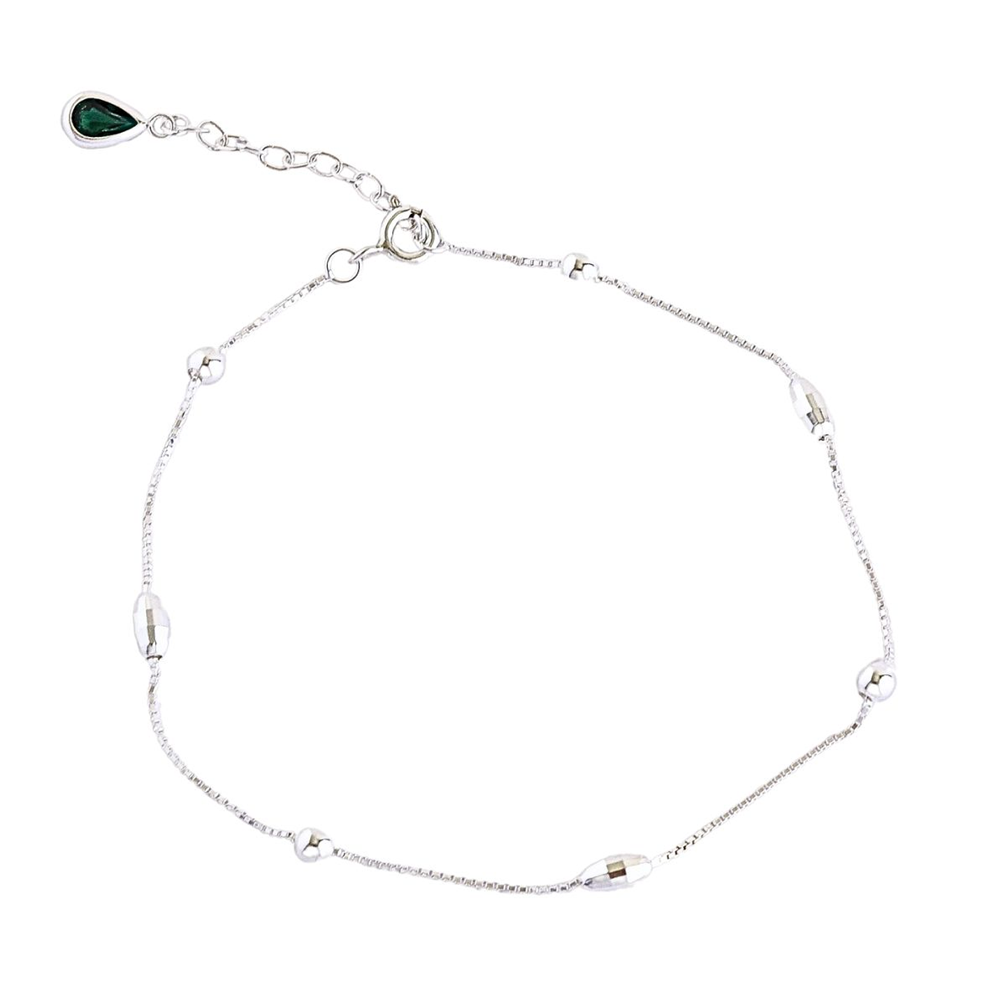 Tobillera De Plata 925 Punto Centrino 1