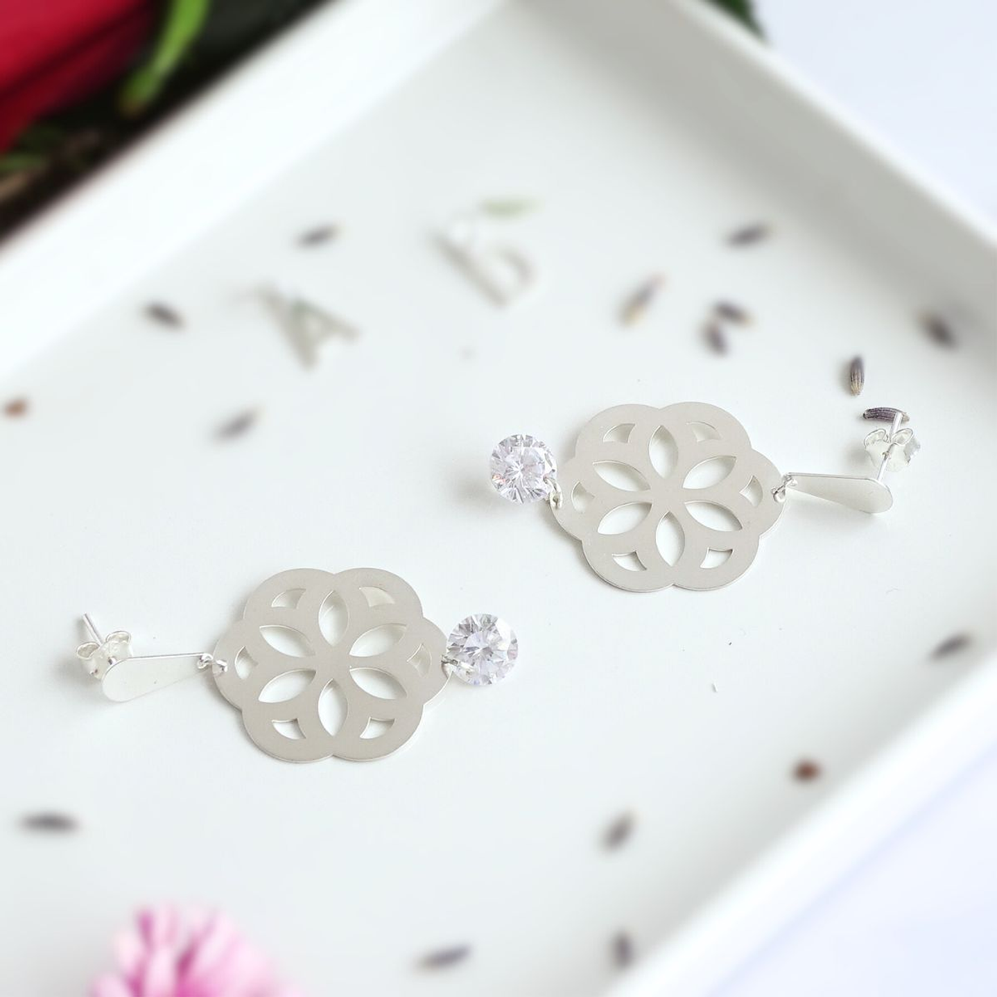 Aros De Plata Baris Brillante 2