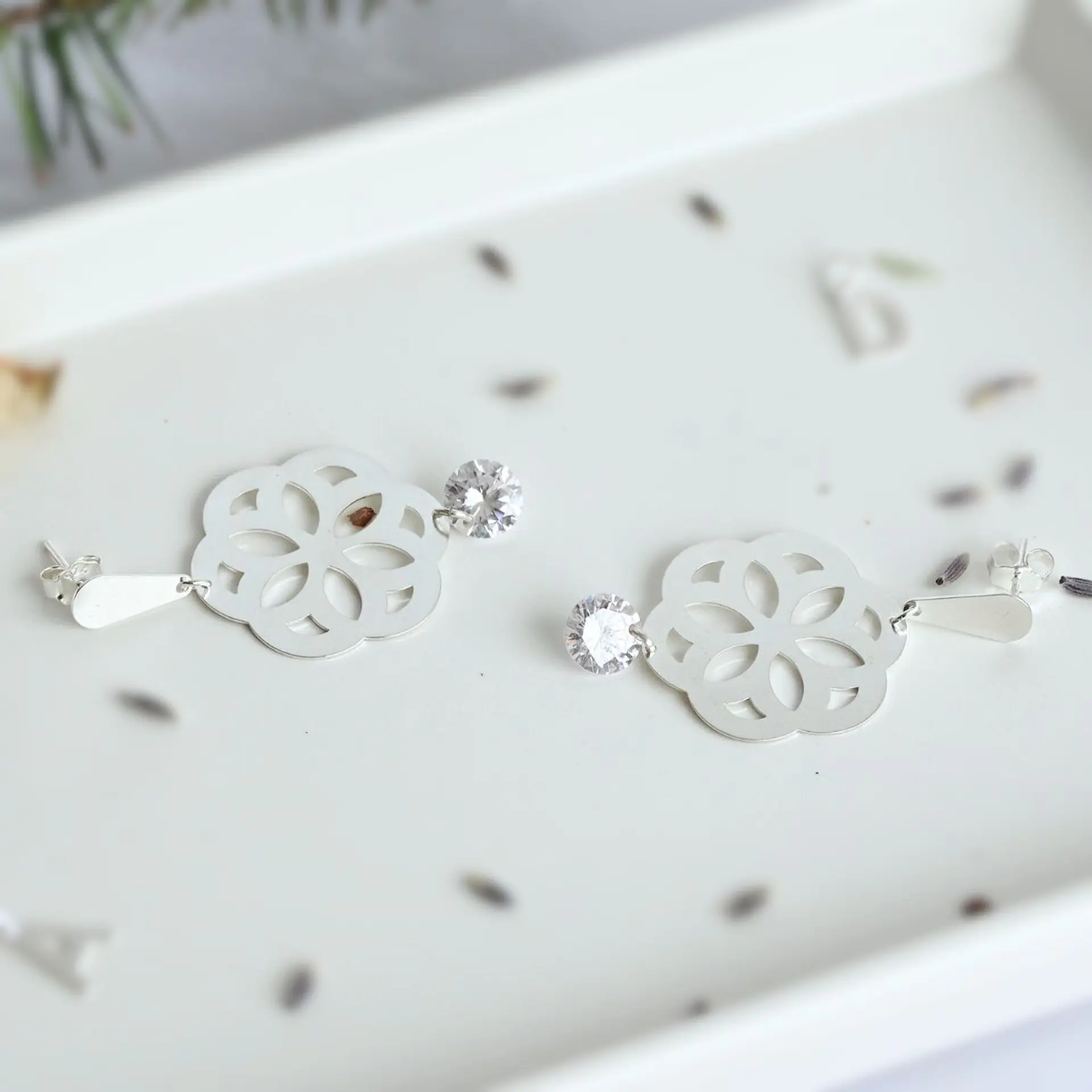 Aros De Plata Baris Brillante 3