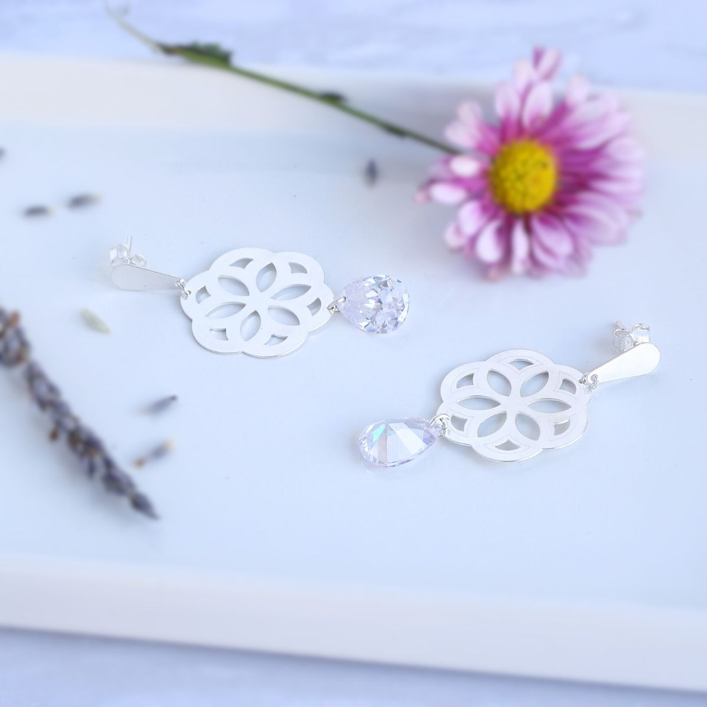 Aros De Plata Baris Gota 3