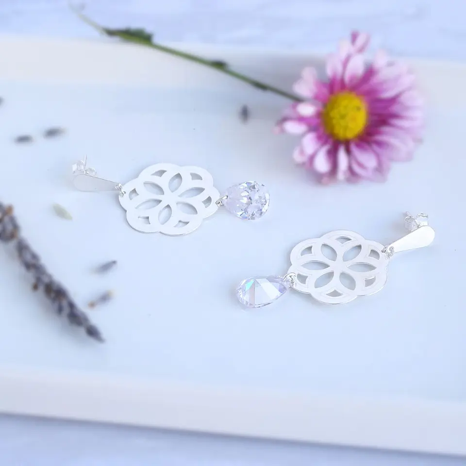 Aros De Plata Baris Gota 3