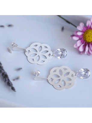 Aros De Plata Baris Gota