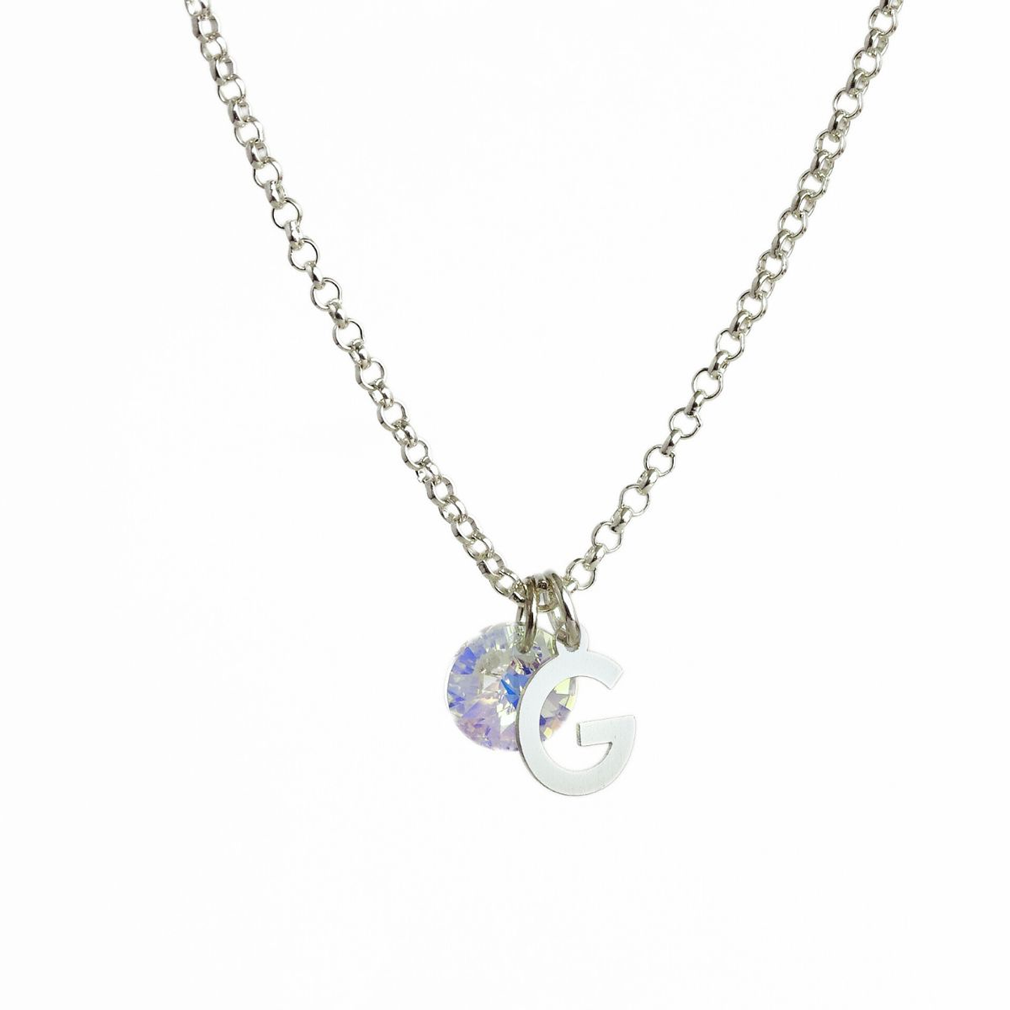 Cadena Plata, Inicial y Cristal  10