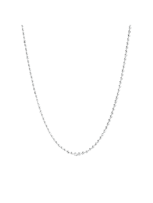 Cadena De Plata 925 Bolitas