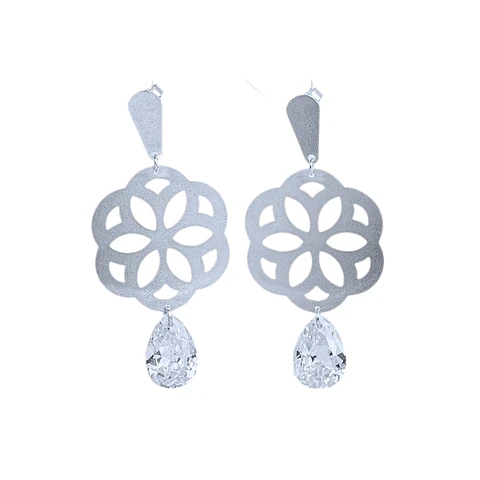 Aros De Plata Baris Gota